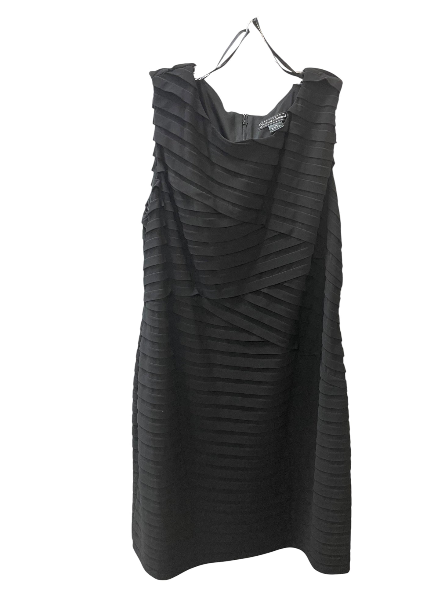 Dress Casual Midi By Jessica Howard In Black, Size:18