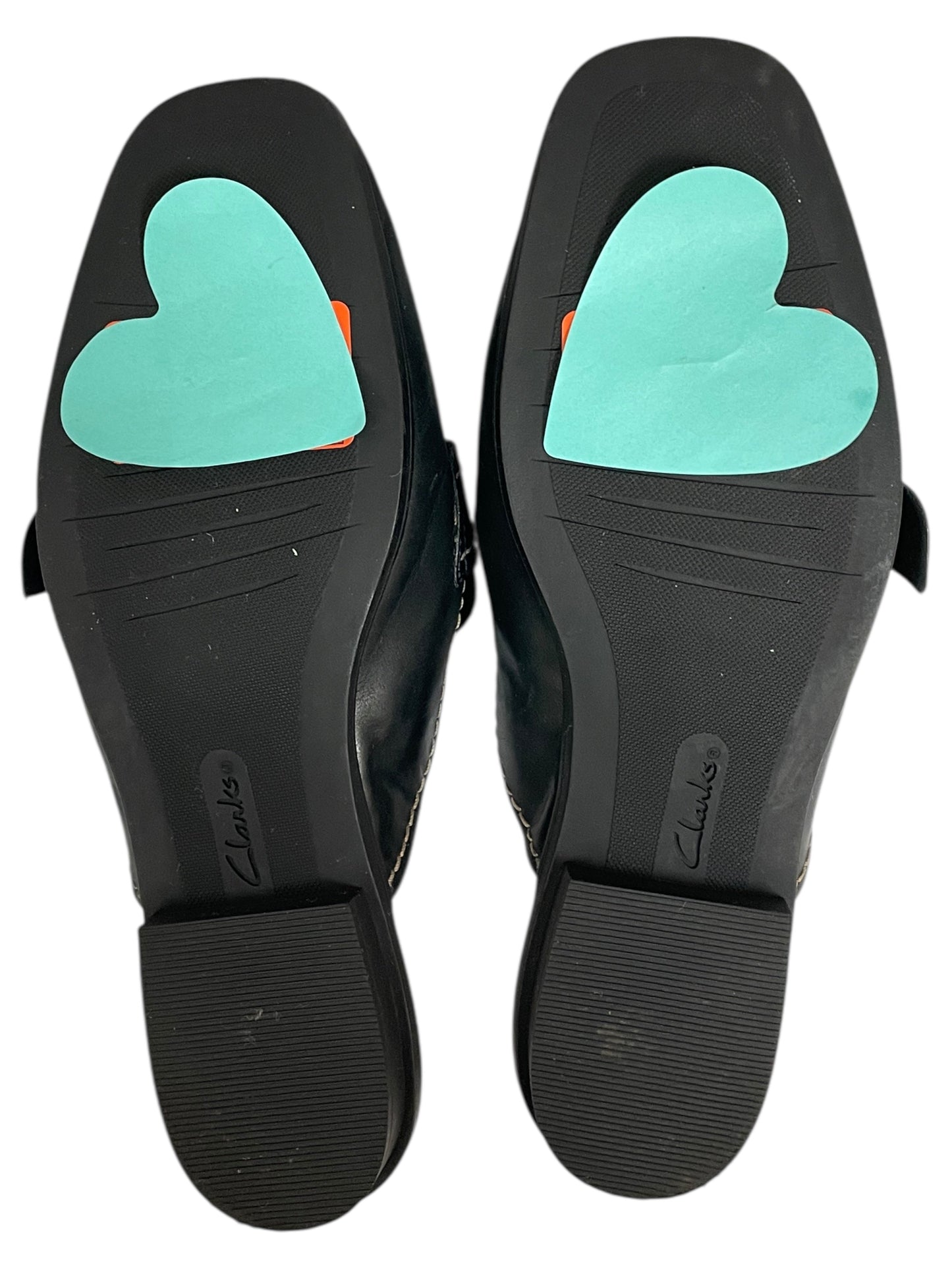 Shoes Flats By Clarks In Black, Size:7