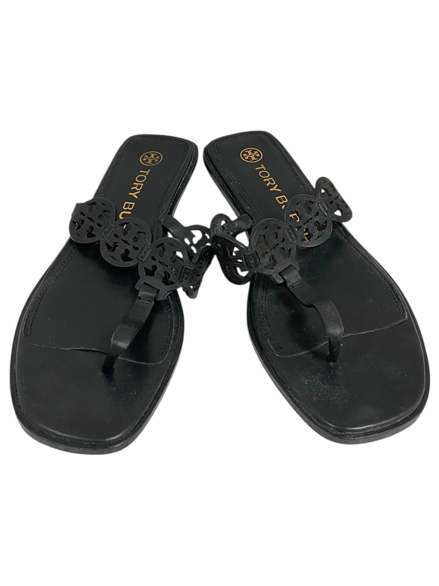 Sandals Designer By Tory Burch In Black, Size:7.5