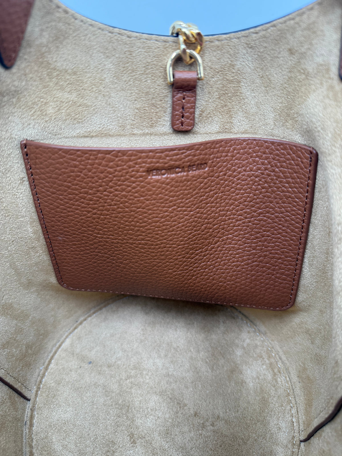 Crossbody Leather By Veronica Beard, Size: Small