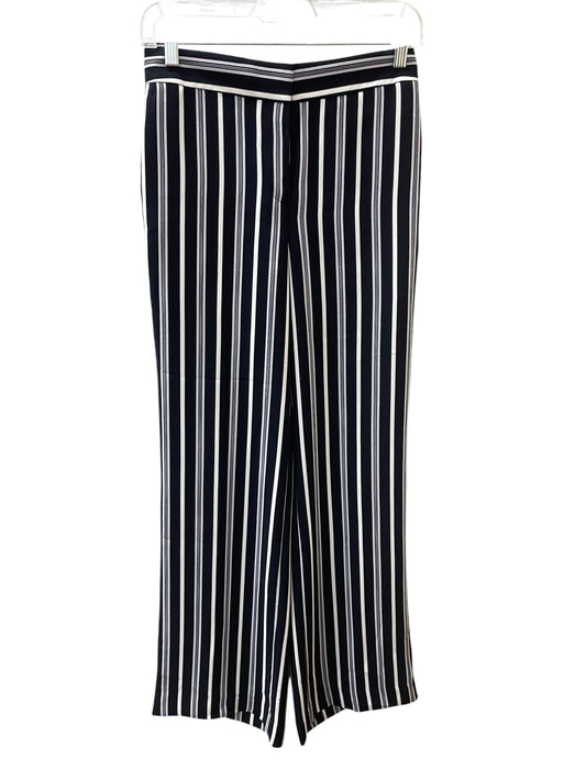 Pants Wide Leg By Ann Taylor In Blue & White, Size:0