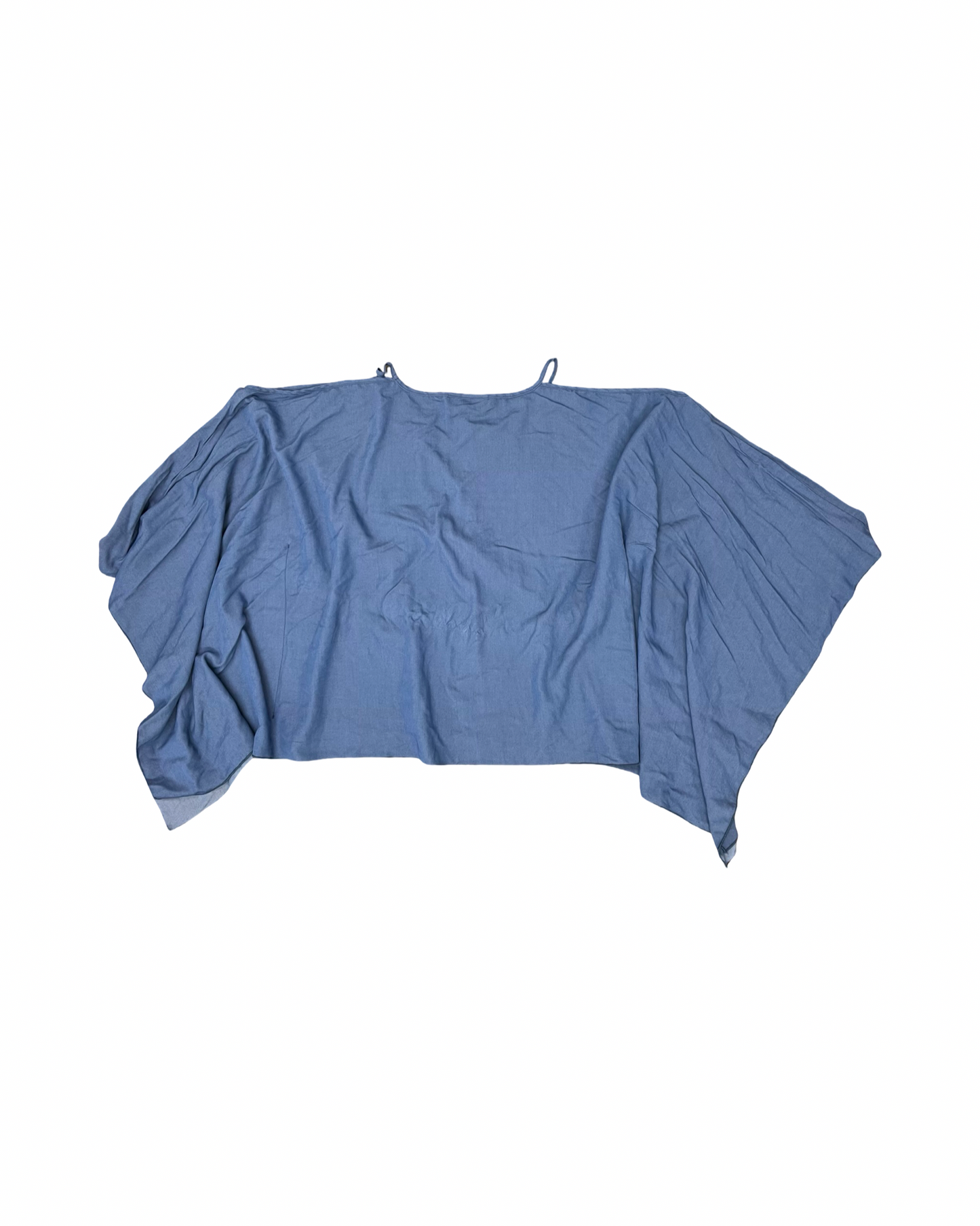 Top Ss By Ashley Stewart In Blue, Size:1X