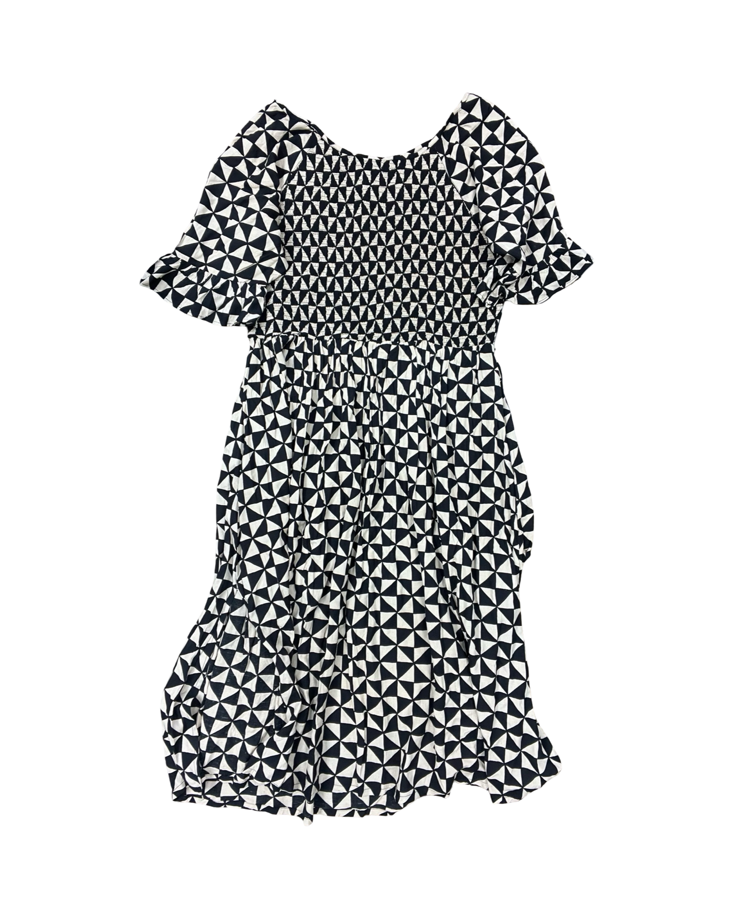 Dress Casual Maxi By Ashley Stewart In Black & Tan, Size:1X