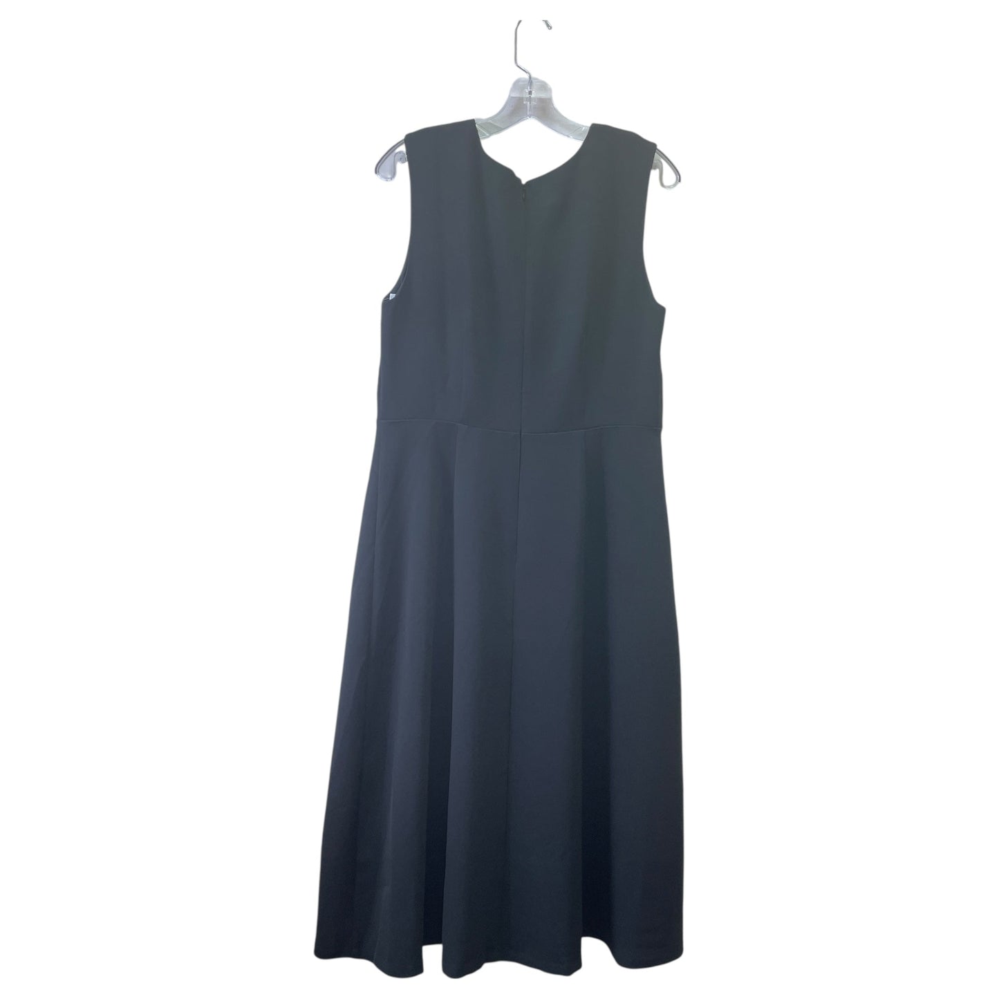 Dress Party Midi By Ann Taylor In Black, Size:L