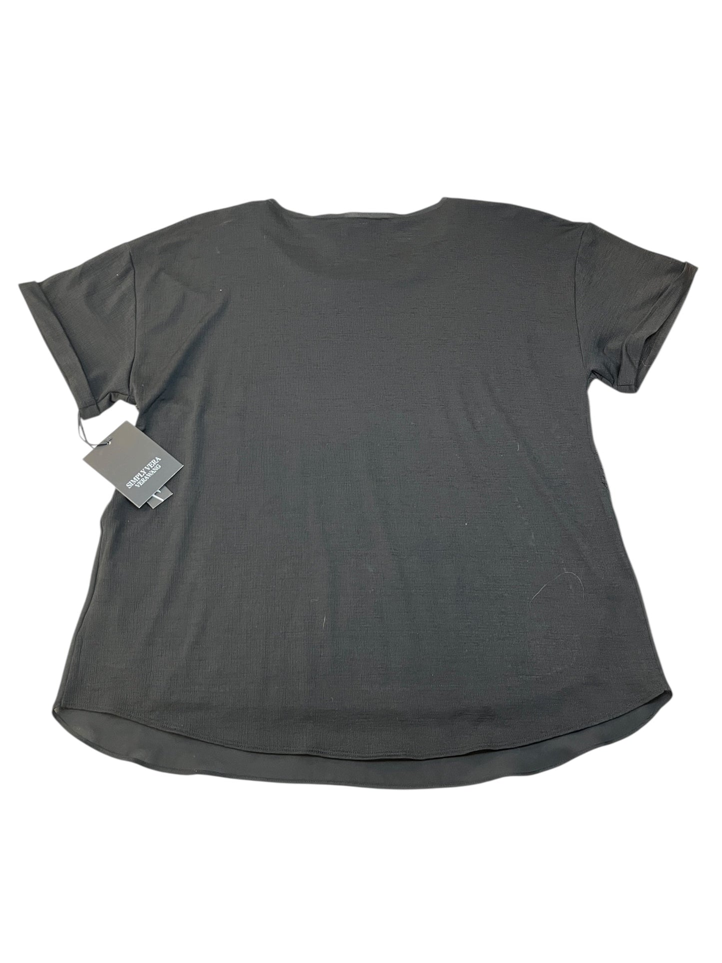 Blouse Ss By Simply Vera In Black, Size:L