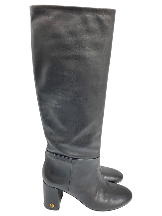 Boots Designer By Tory Burch In Black, Size:6.5