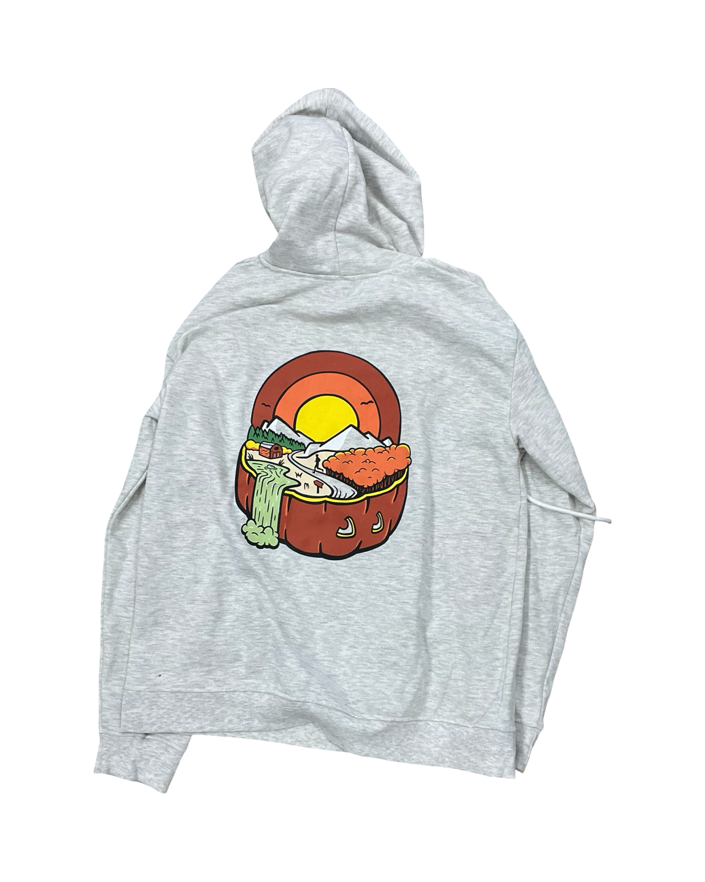 Sweatshirt Hoodie By Clothes Mentor In Grey, Size:L