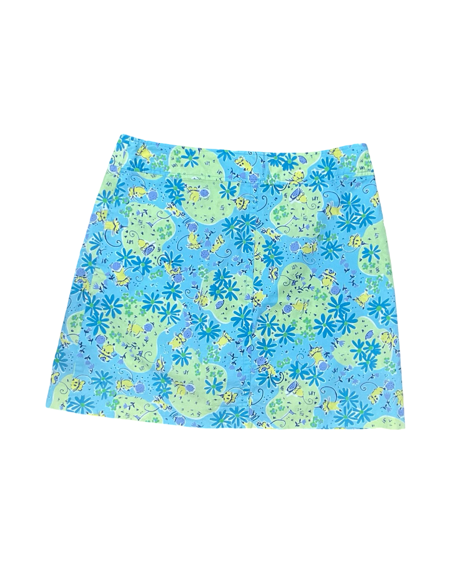 Skirt Designer By Lilly Pulitzer In Blue & Yellow, Size:S