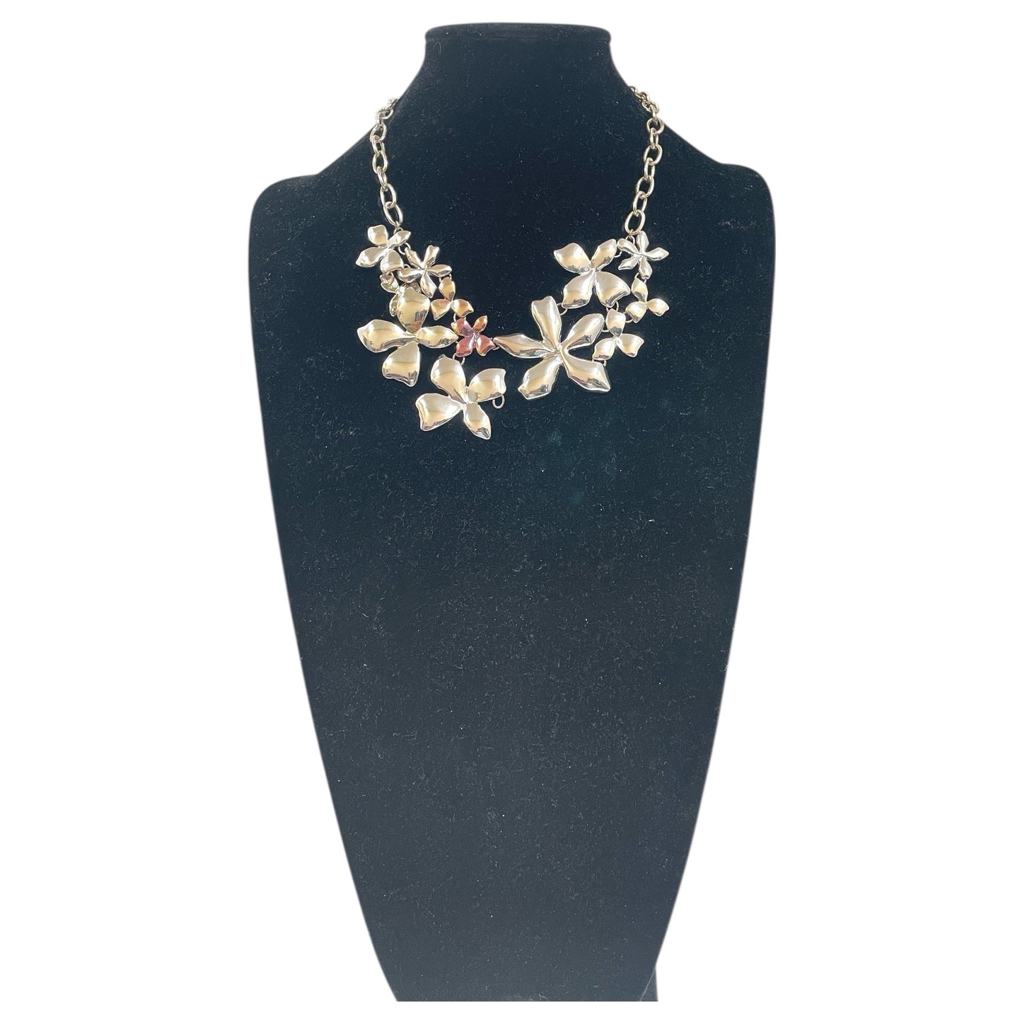 Necklace Statement By Lane Bryant In Silver