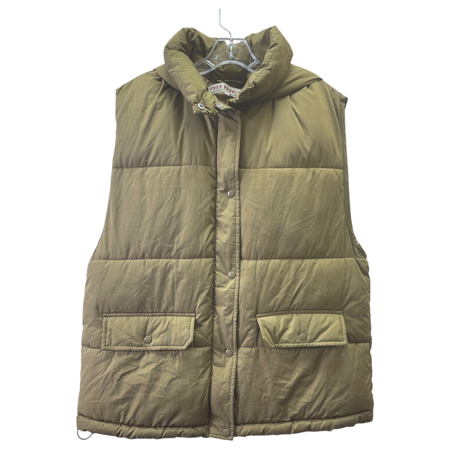 COAT PUFFER & QUILTED by FREE PEOPLE In BEIGE, Size: M