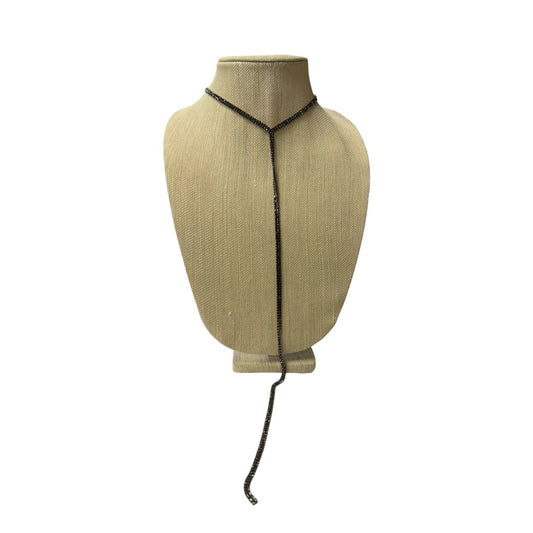 Necklace Lariat & Y-Drop By Express In Taupe