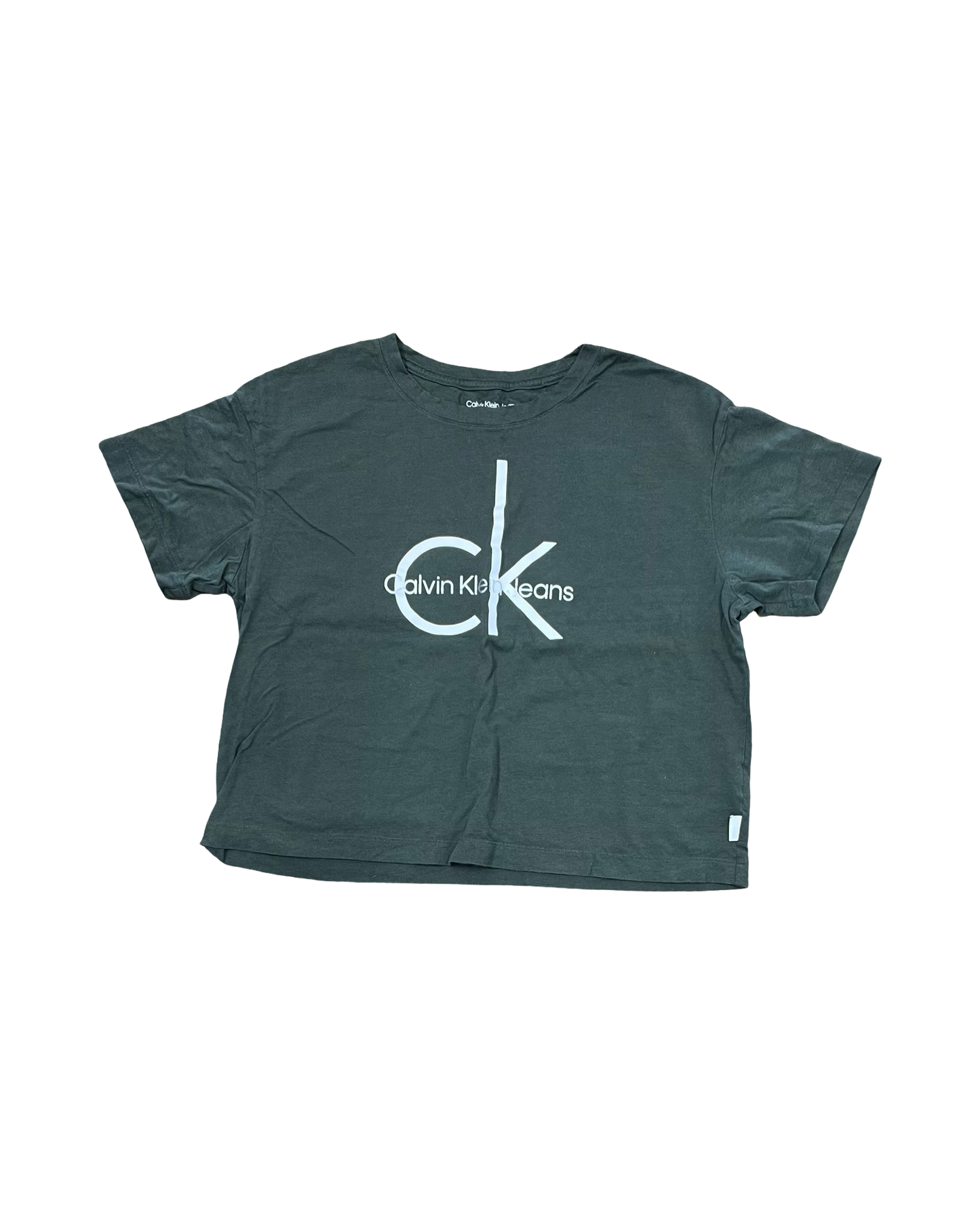 Top Ss By Calvin Klein In Green, Size:L
