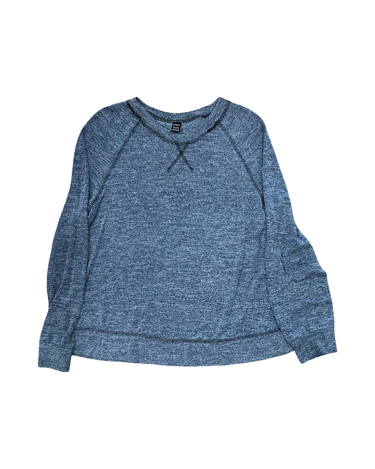 Top Ls By Shein In Blue, Size:L