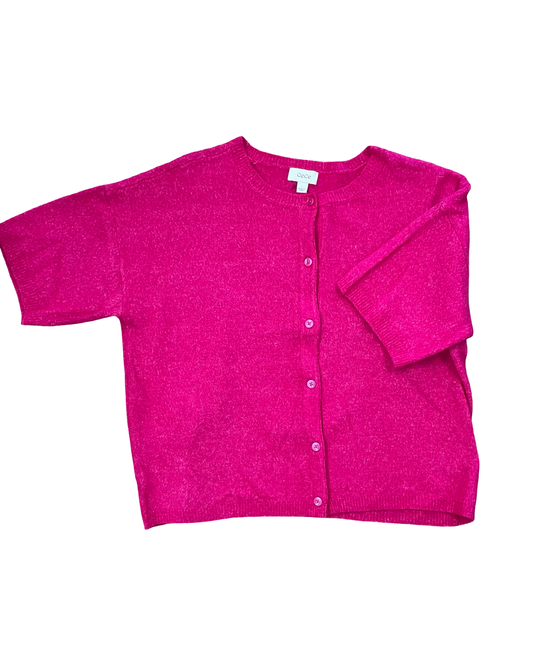Sweater Cardigan By Cece In Pink, Size:L