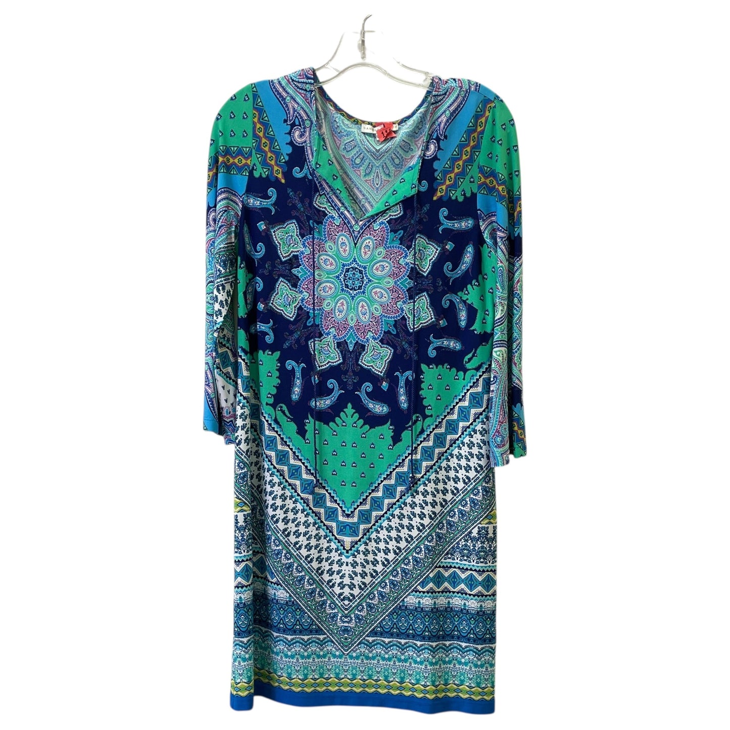 Dress Casual Midi By Sandra Darren In Blue, Size:8