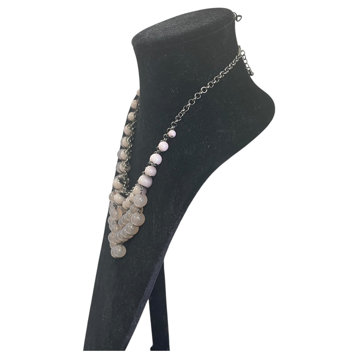 Necklace Statement By  Cme In Black & Purple