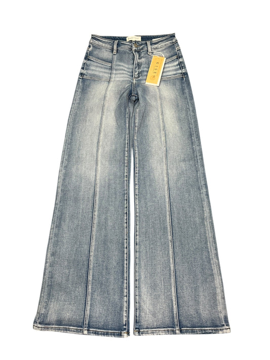 Jeans Flared By Risen In Blue Denim, Size:4