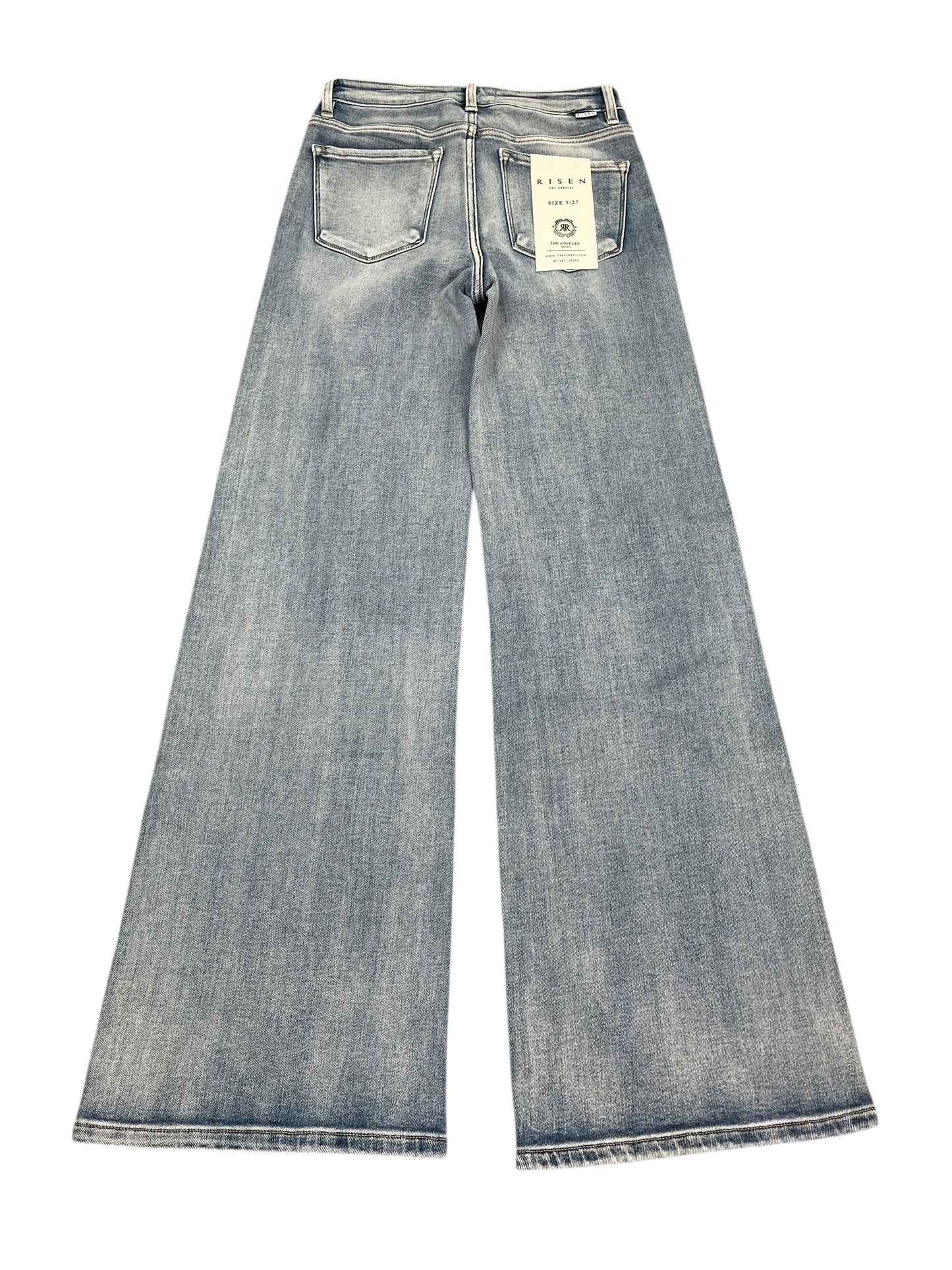 Jeans Flared By Risen In Blue Denim, Size:4