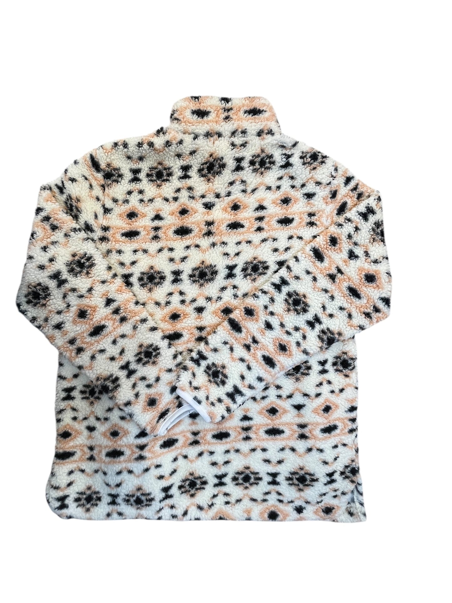 Jacket Faux Fur & Sherpa By Jen & Co In White, Size:S