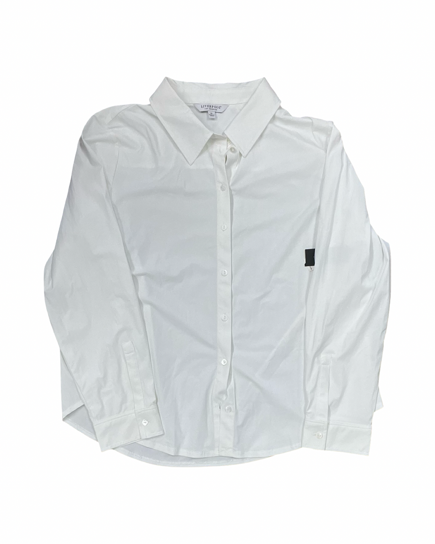 Blouse Ls By Liverpool In White, Size:Xl