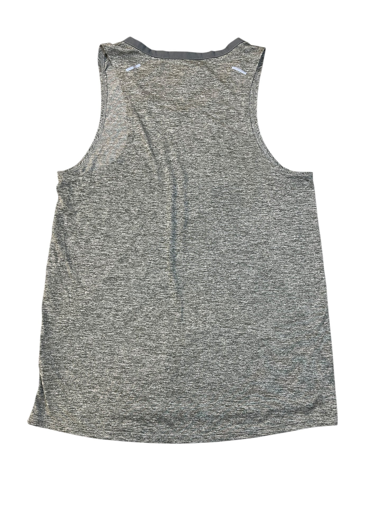 Athletic Tank Top By Nike Apparel In Grey, Size:S