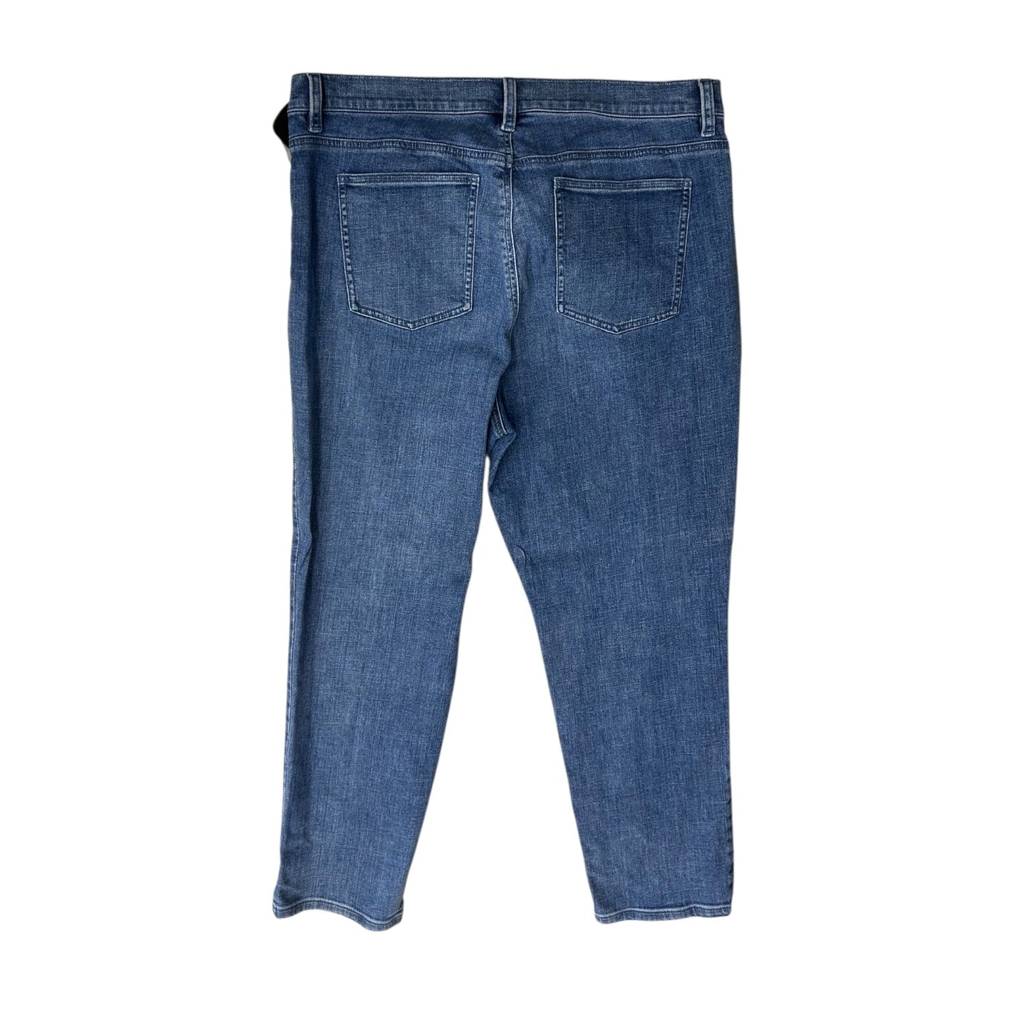 Jeans Skinny By Eileen Fisher In Blue Denim, Size:12