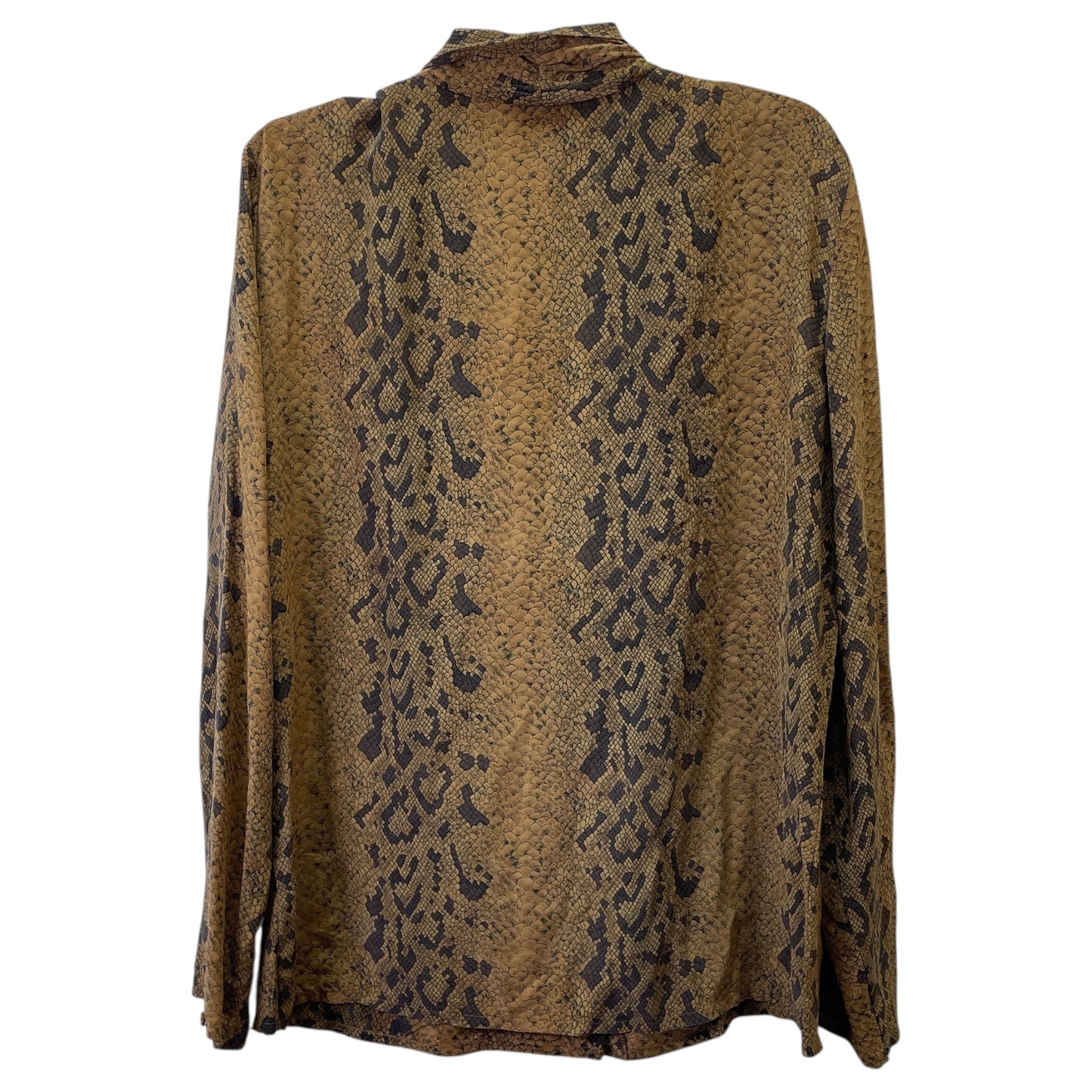 Top Ls By Saks Fifth Avenue In Snakeskin Print, Size:L