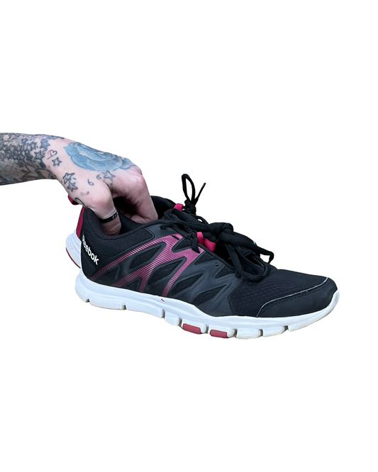 Shoes Athletic By Reebok In Black, Size:7