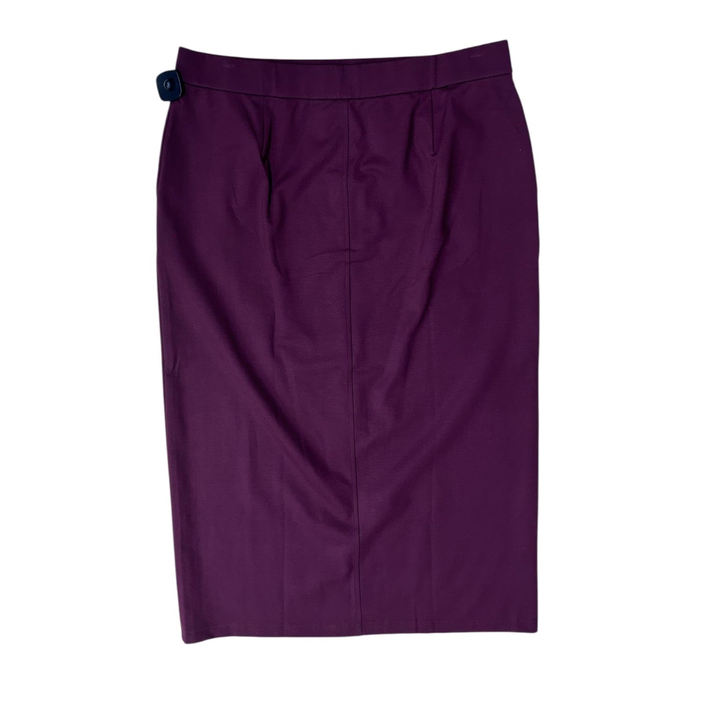 Skirt Maxi By Eileen Fisher In Maroon, Size:16