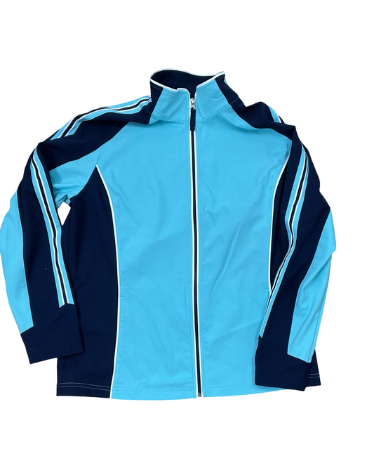 Athletic Jacket By Made For Life In Aqua, Size:L