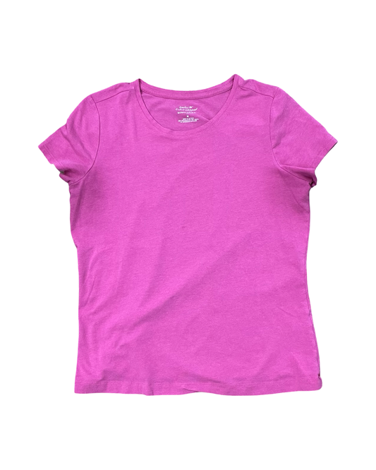 Top Ss Basic By Banana Republic In Pink, Size:M