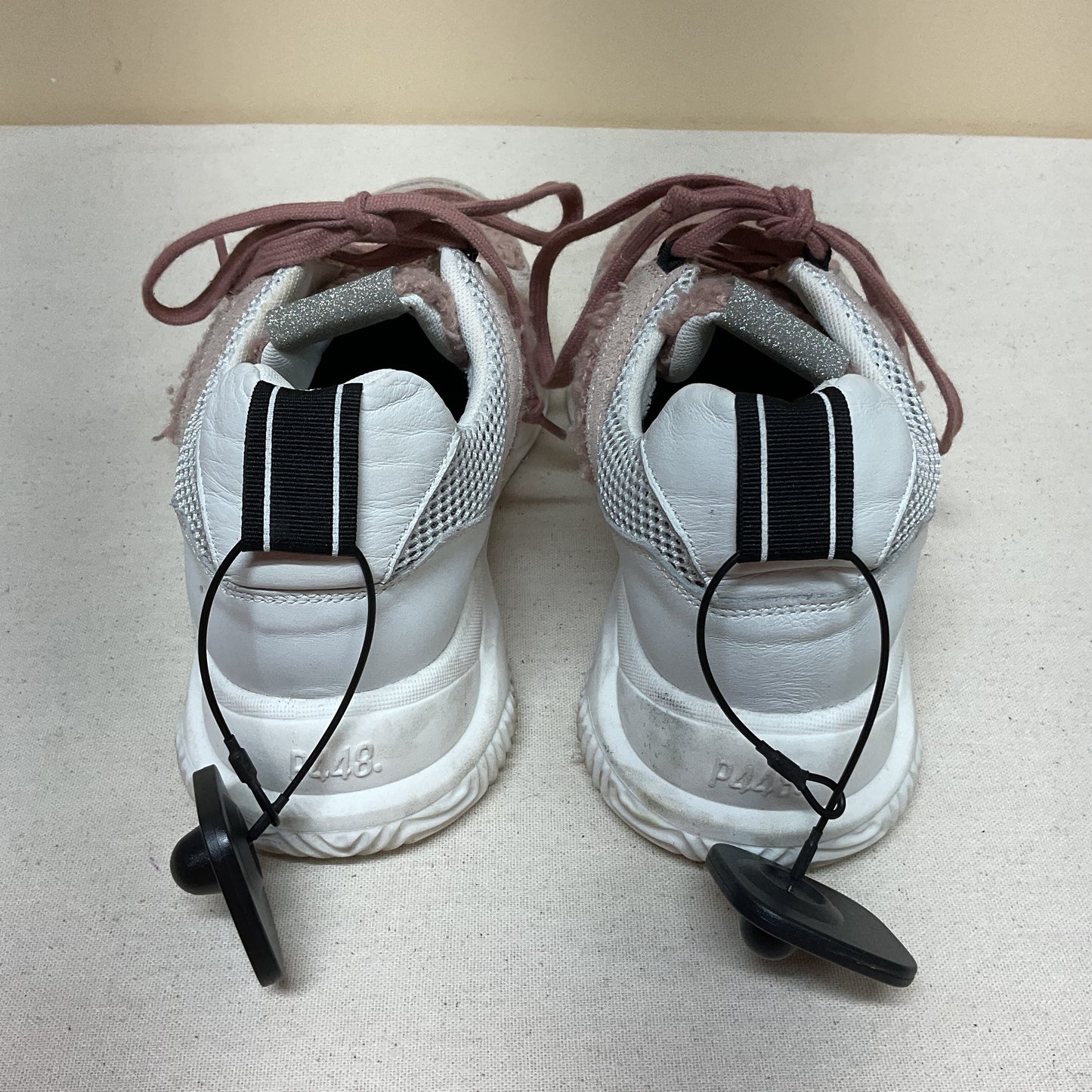 Shoes Sneakers By P448 In Pink & White, Size:39