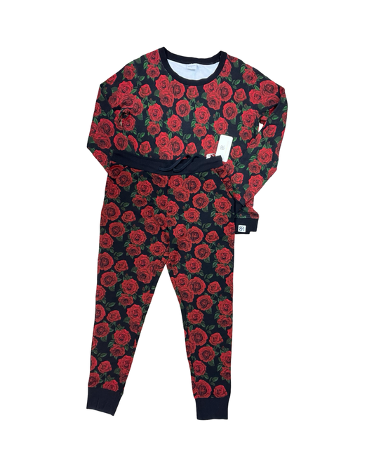 Lounge Set Pants By Clothes Mentor In Black & Red, Size:S