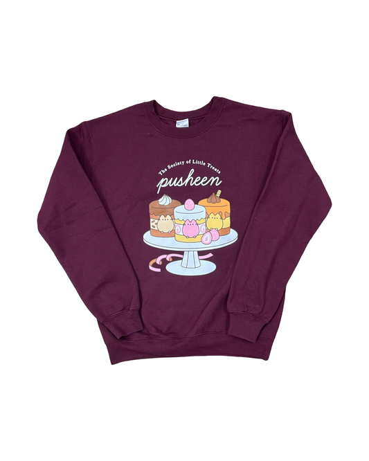 Sweatshirt Crewneck By Clothes Mentor In Maroon, Size:S