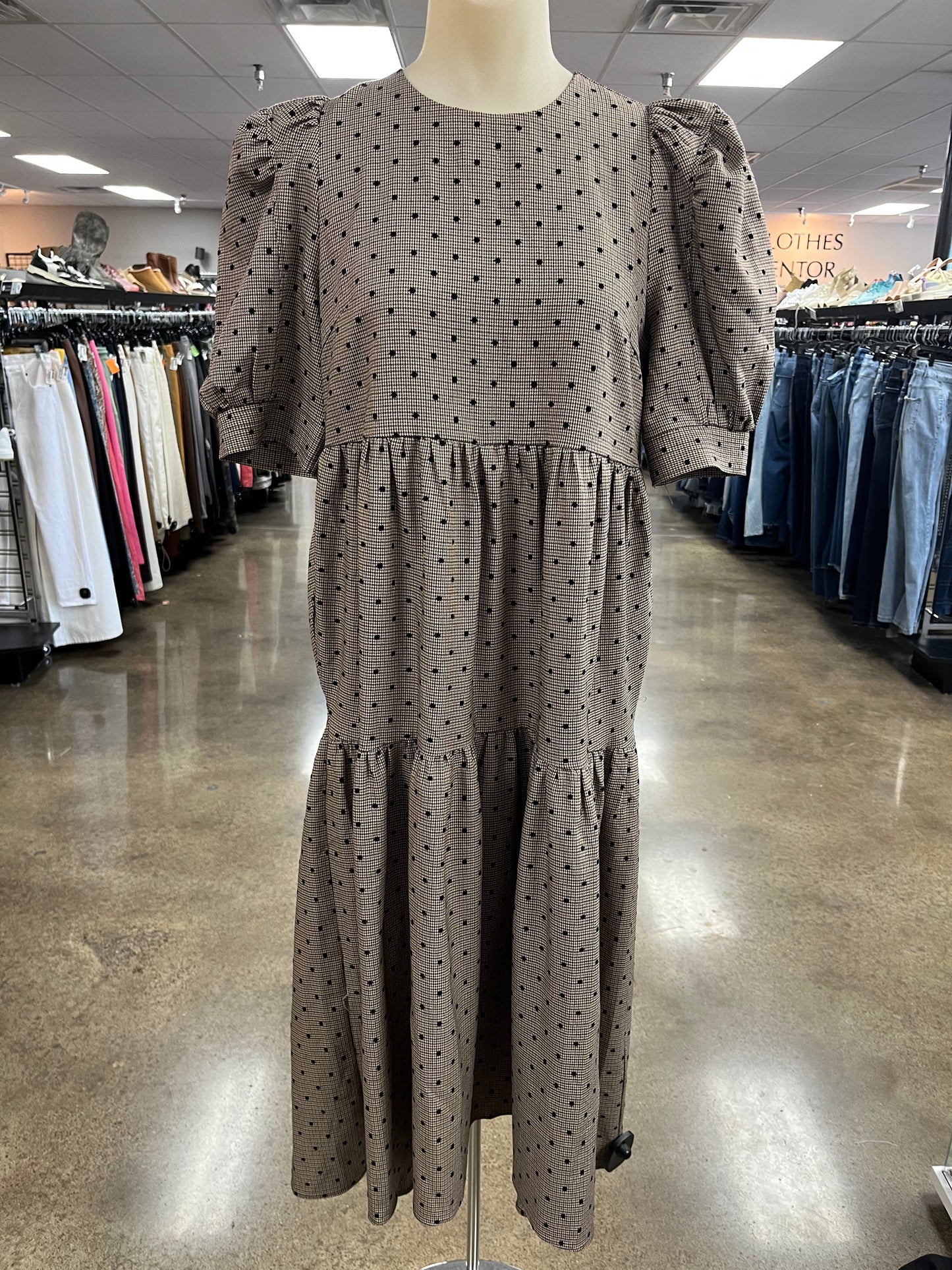 Dress Casual Maxi By En Saison In Brown, Size:Xs
