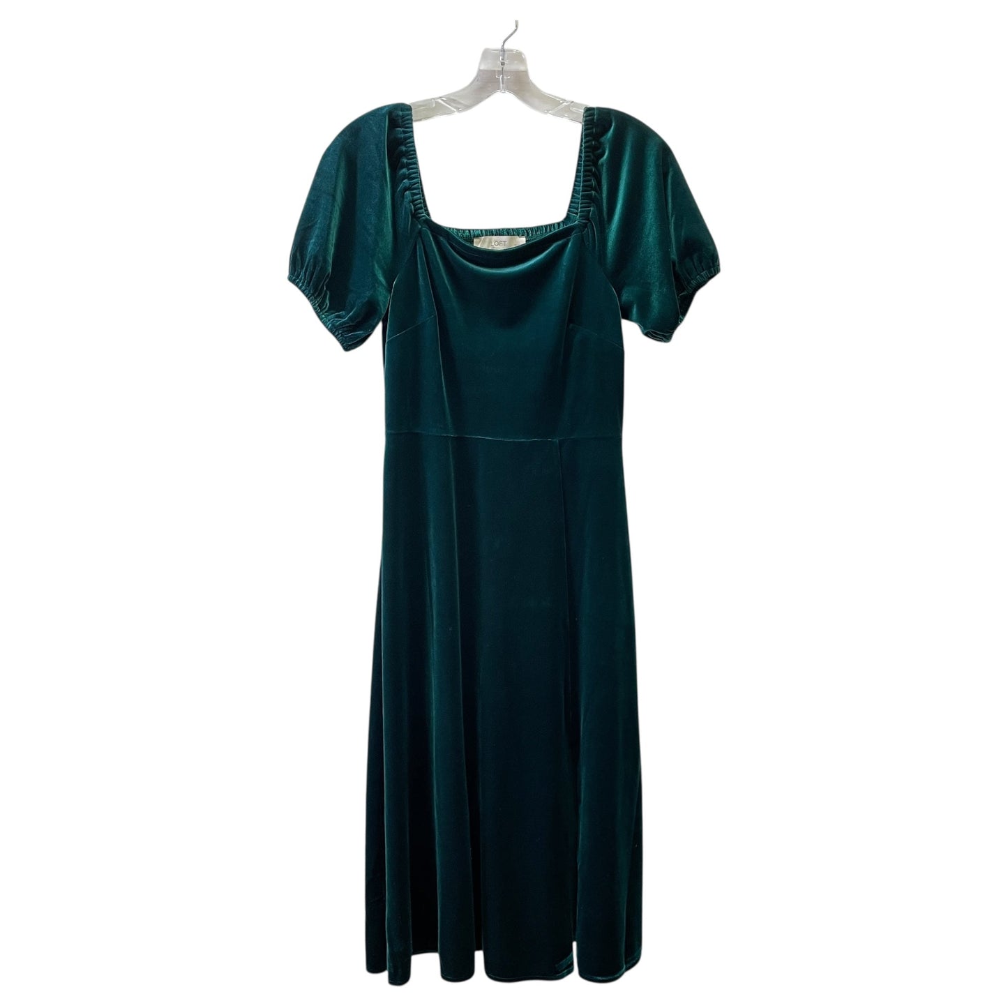 Dress Casual Midi By Loft In Green, Size:Sp