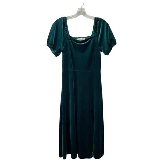 Dress Casual Midi By Loft In Green, Size:Sp