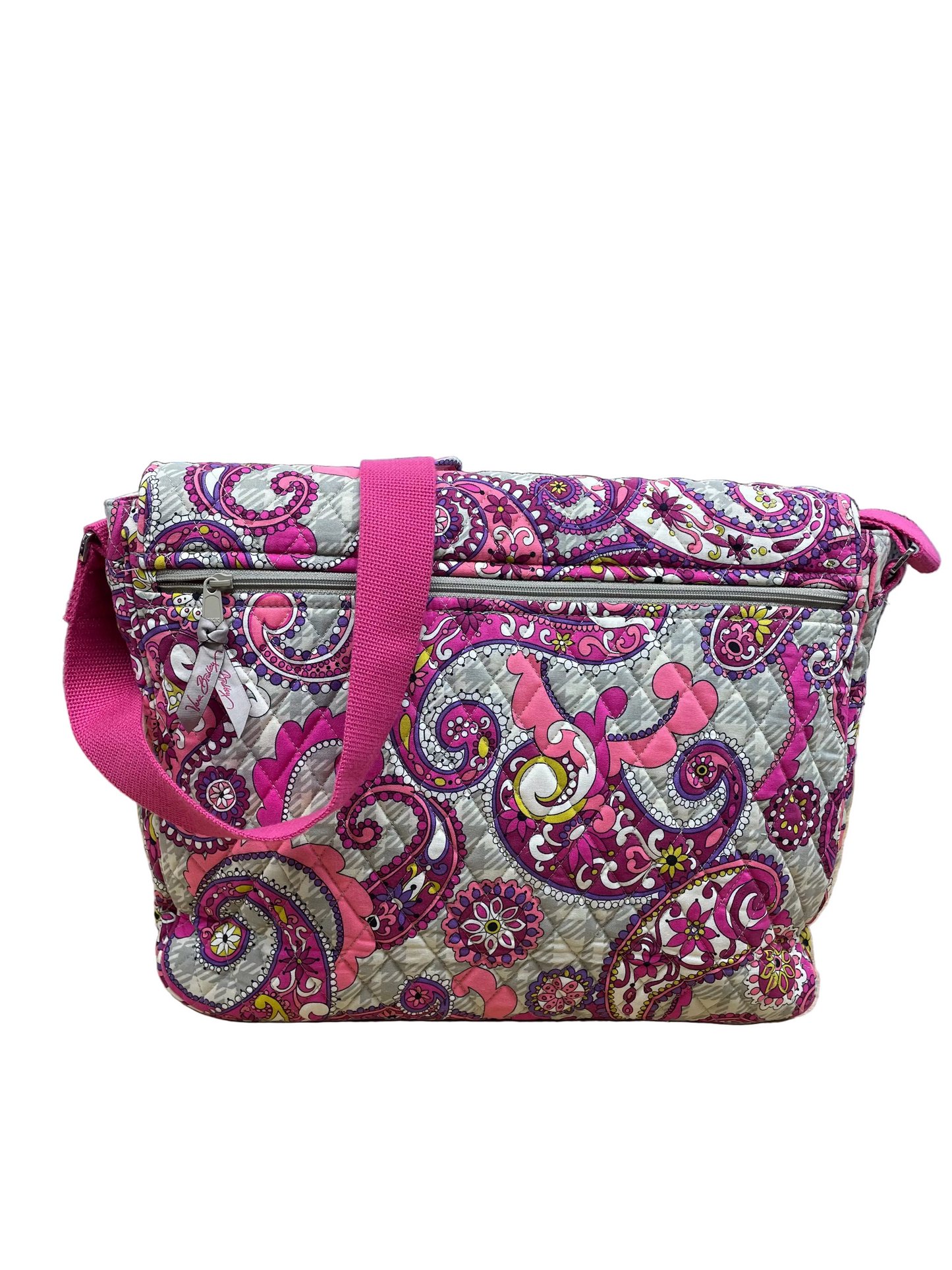 Laptop Bag By Vera Bradley In Pink & Purple, Size:Large