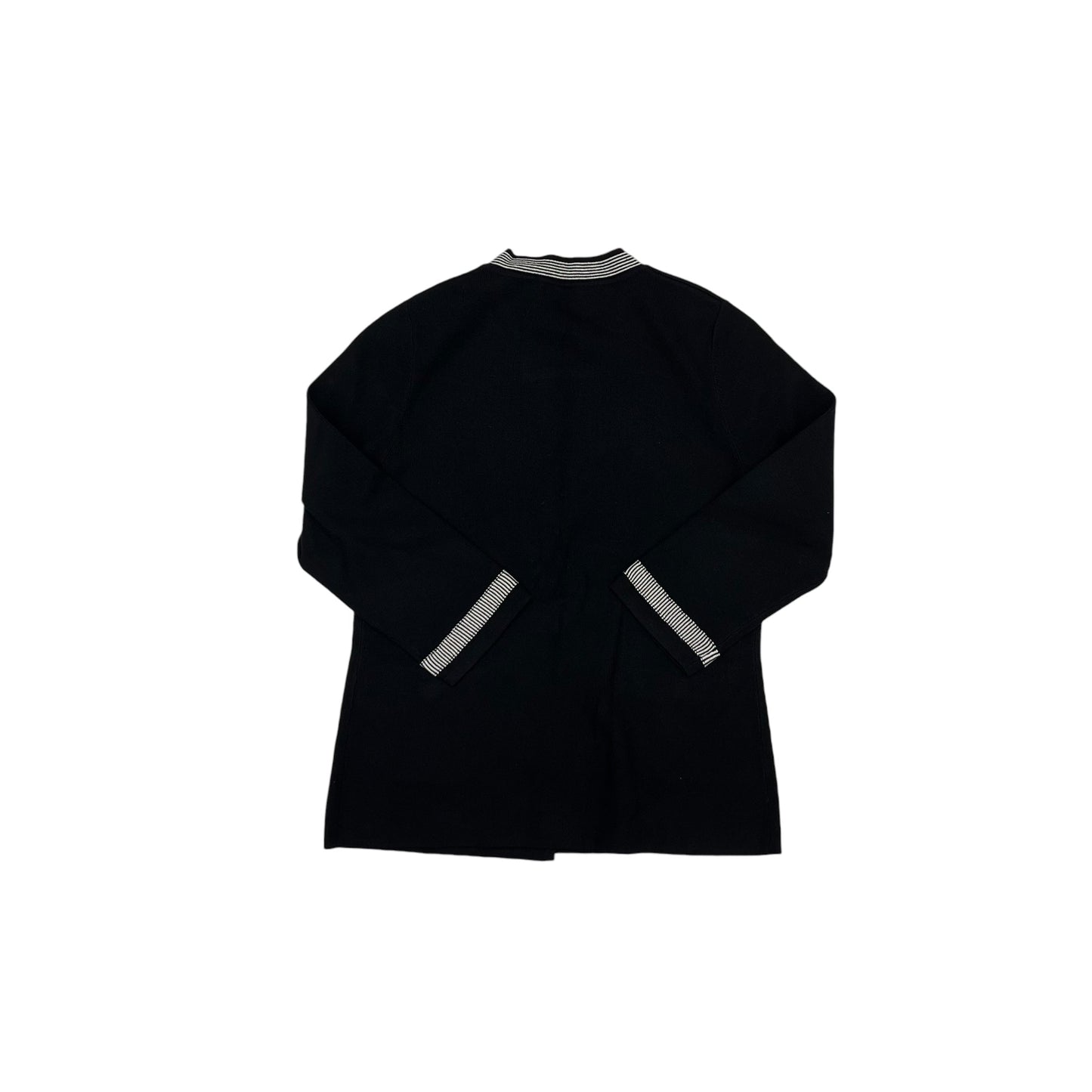 Sweater Cardigan By Jones New York In Black, Size:M