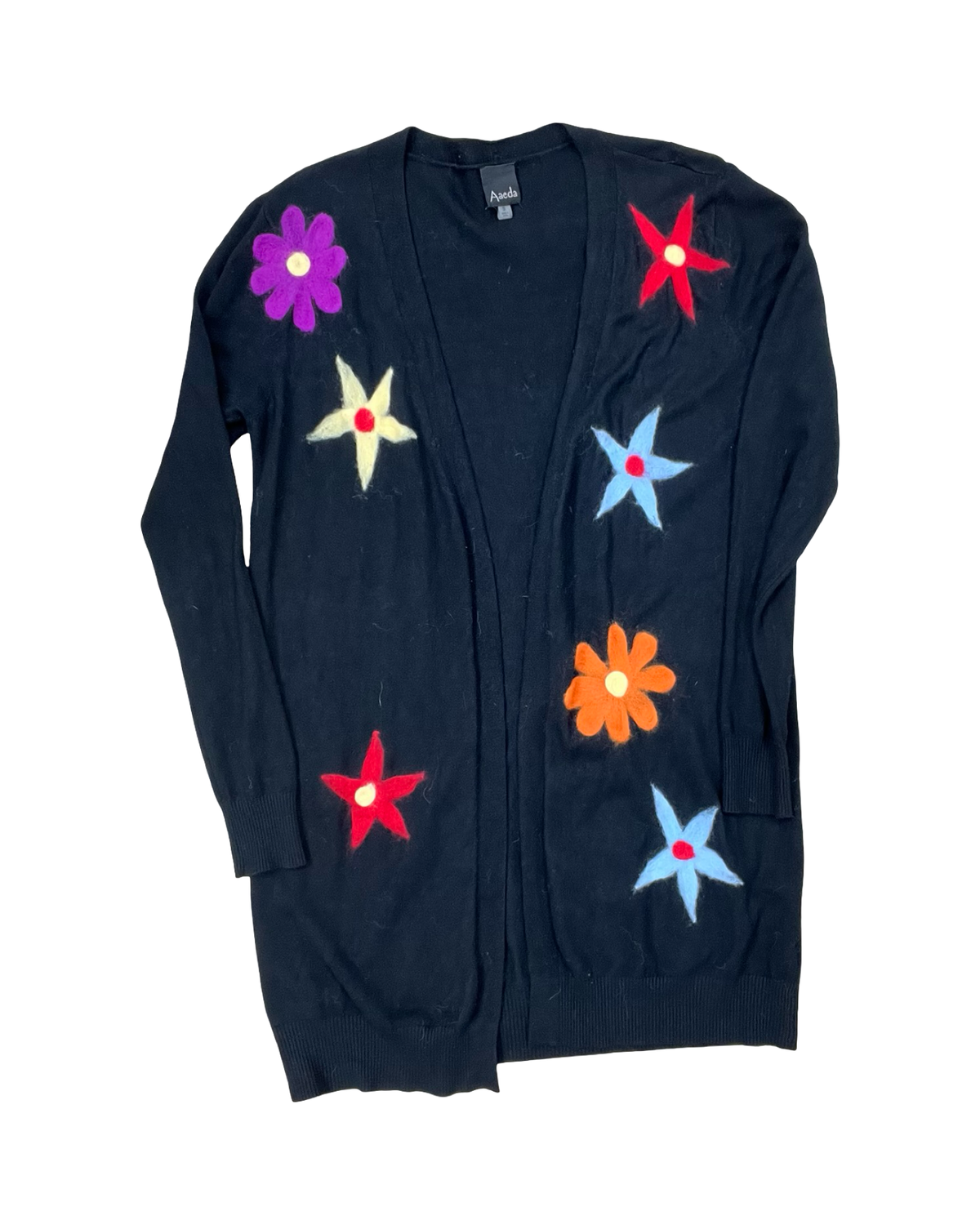 Sweater Cardigan By Aaeda In Black, Size:S