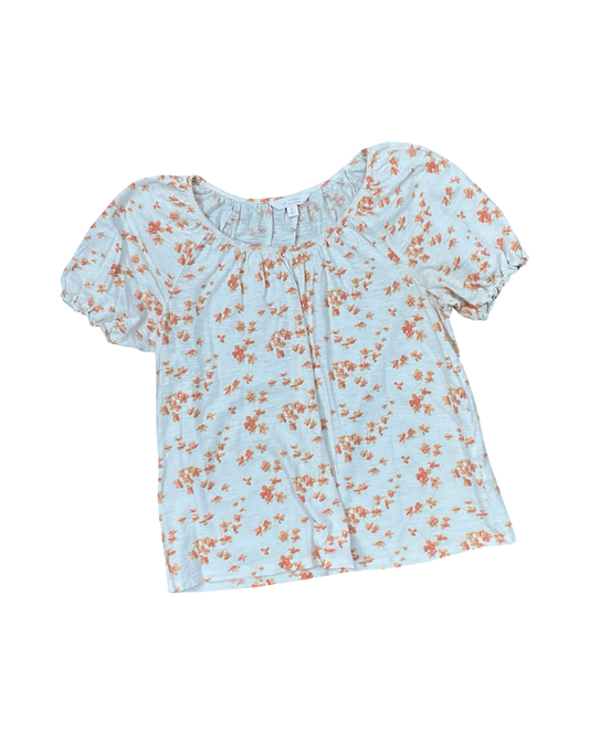 Top Ss By Lc Lauren Conrad In Orange & White, Size:L