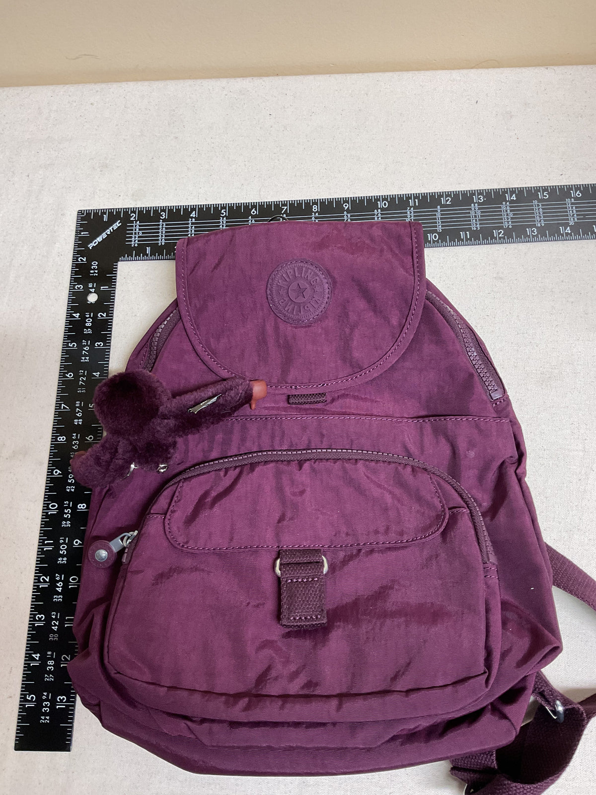 Backpack By Kipling In Maroon, Size:Medium