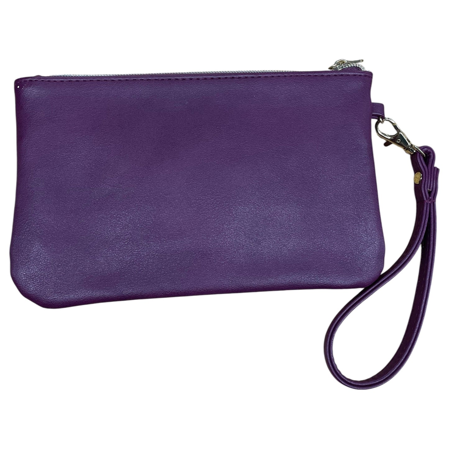 Wristlet By Adrienne Vittadini In Purple, Size:Medium