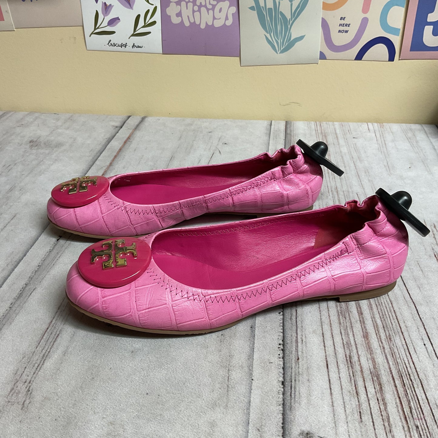 Shoes Designer By Tory Burch In Pink, Size:7.5