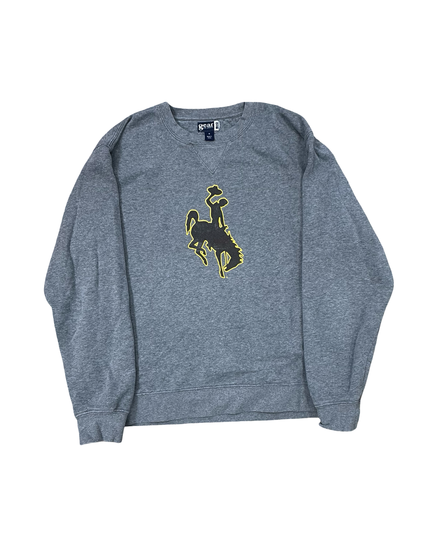 Sweatshirt Crewneck By Clothes Mentor In Grey, Size:M