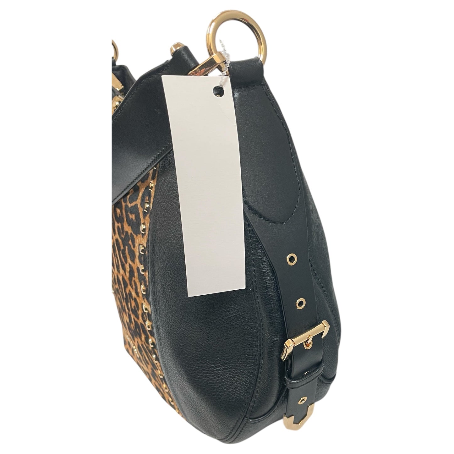 Handbag Designer By Michael Kors In Animal Print, Size:Large