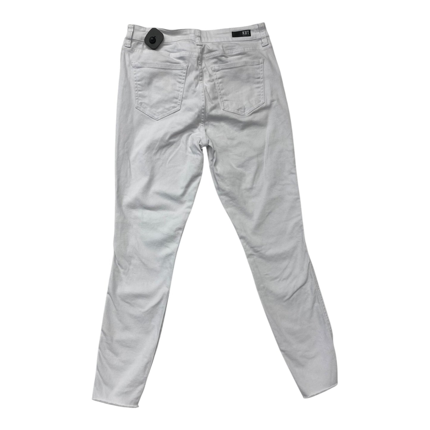 Jeans Skinny By Kut In White Denim, Size:8