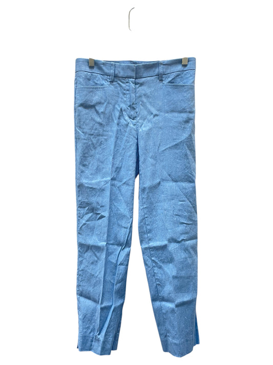 Pants Linen By Ann Taylor In Blue, Size:0
