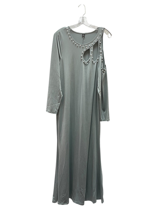 Dress Party Long By Shein In Silver, Size:2X