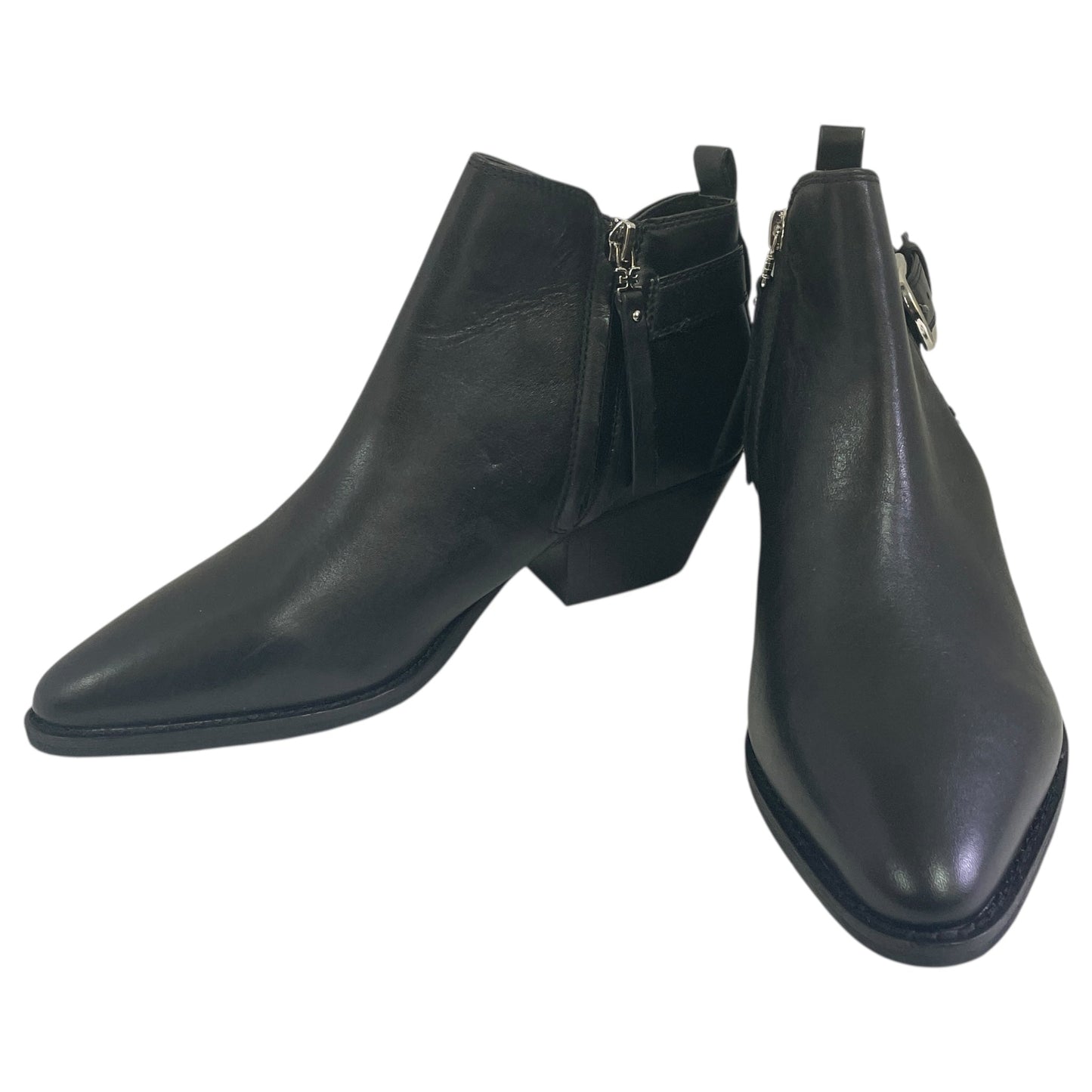 Boots Ankle Flats By Sam Edelman In Black, Size:7